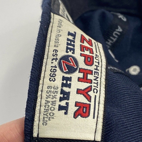 Virginia Cavaliers hat Zephyr The Z Hat fitted Size 7 Wool And Acrylic - Picture 8 of 9